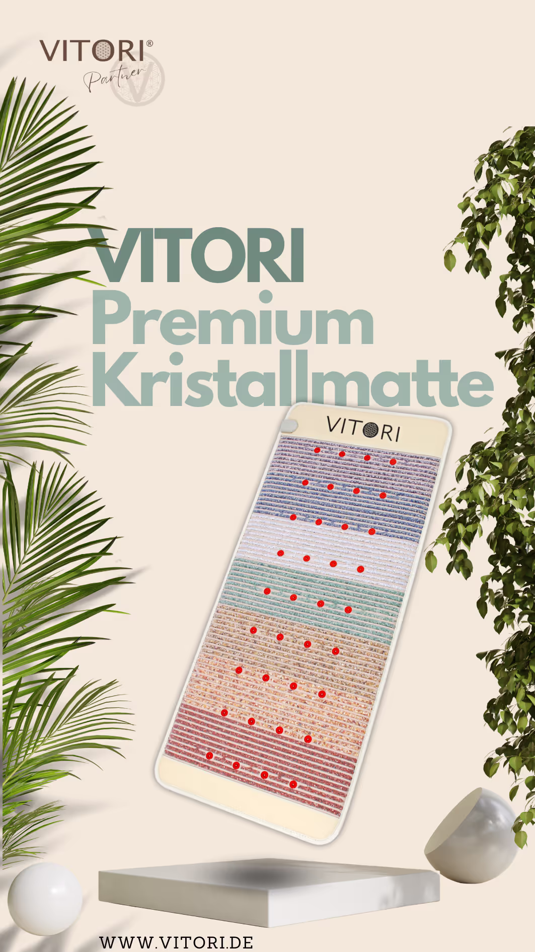 HerzensLiebe - Flyer für Vitori Kristallmatte